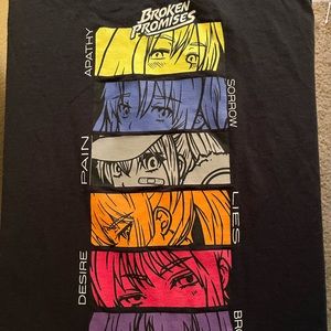 broken promises Men’s T-shirt (2XL front/back of shirt)